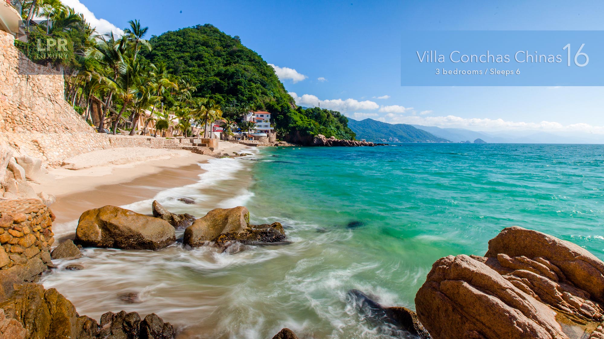 Villa Conchas Chinas 16 - Luxury Puerto Vallarta beachfront vacation rental villa